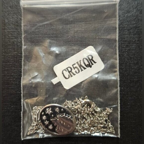 Charmed Aroma Starry Night Silver Pendant Necklace w/ Code CR5KQR - Picture 6 of 7